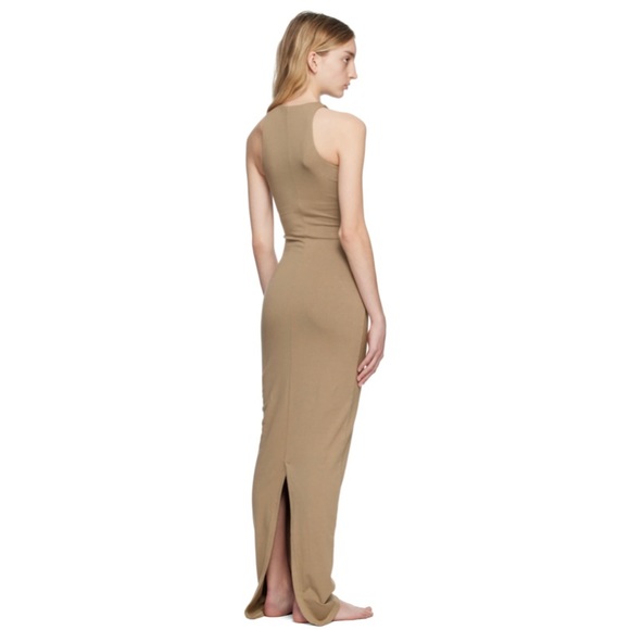 NWOT SKIMS black sleeveless maxi dress size XXS - Picture 8 of 8